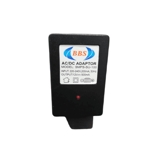اداپتور ۱۲ ولت ۵۰۰ میلی آمپر دیواری برند BBS