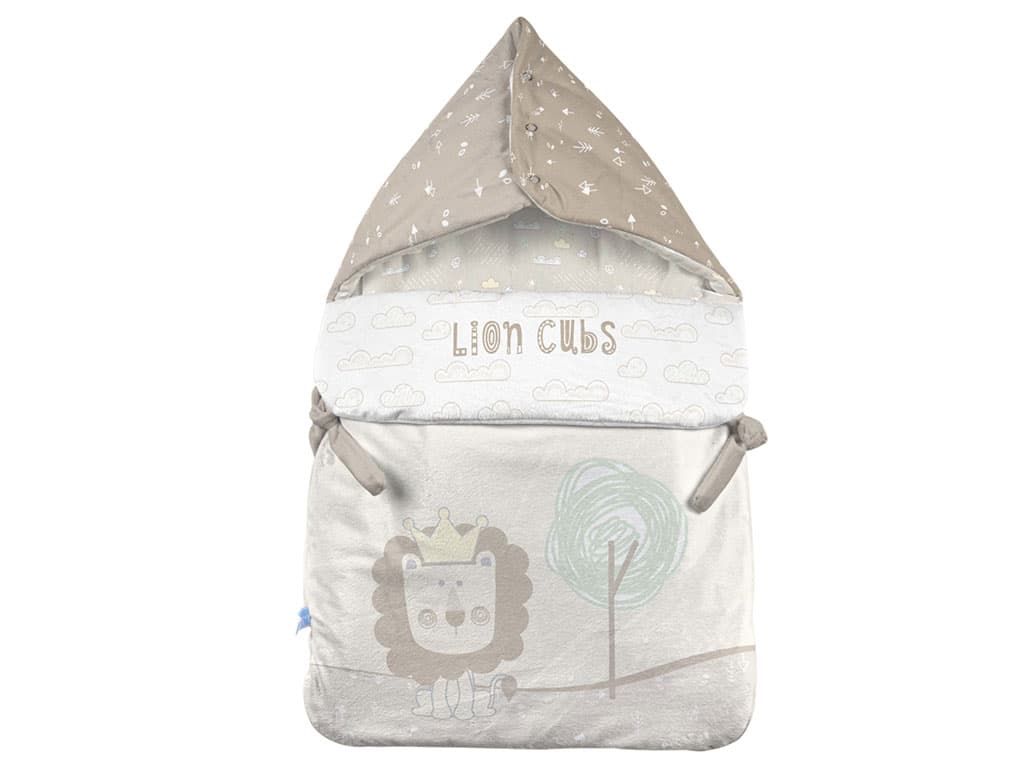 قنداق فرنگی زیپ دار LION CUBS رزبرن roseborn