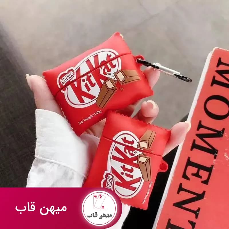 کاور ایرپاد شکلات Kit kat کیت کت به همراه آویز - کد (۵۰۱۴۹)
