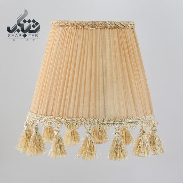 شید آباژور منگوله دار لیلیوم قطر 28 سانت کد 2800 – سرپیچ E27