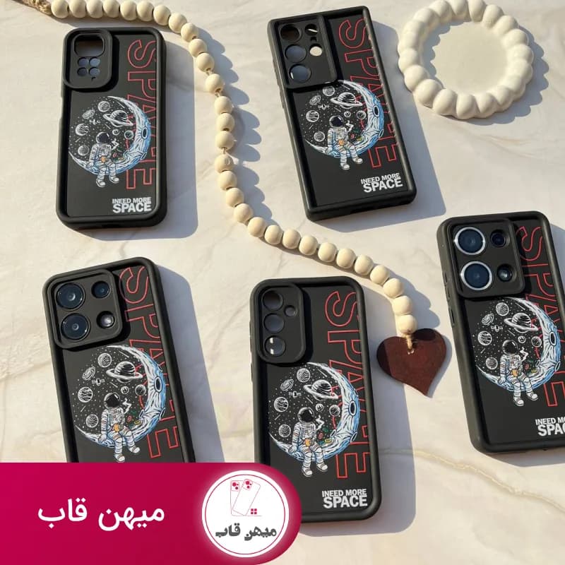 قاب گوشی سولید طرح فضانورد - کد (۷۱۴۲۹)