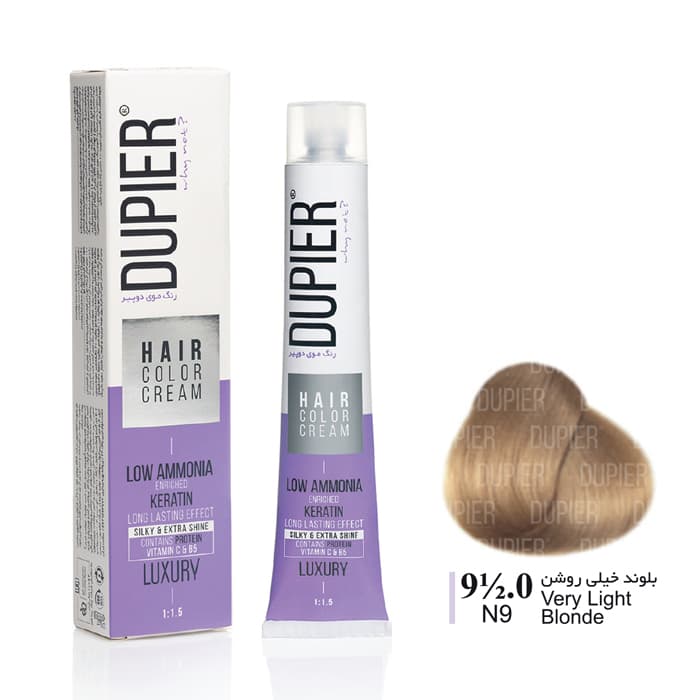 رنگ مو بلوند خیلی روشن شماره N9 دوپیر
