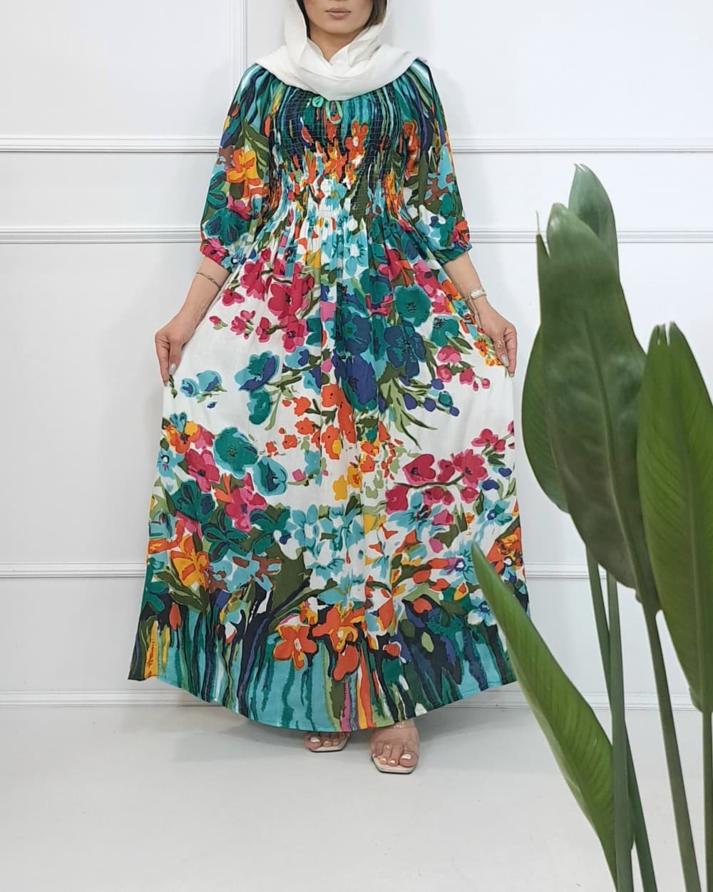 پیراهن کریشه گلبهار ( آستین بلند ) _ کد محصول کد686