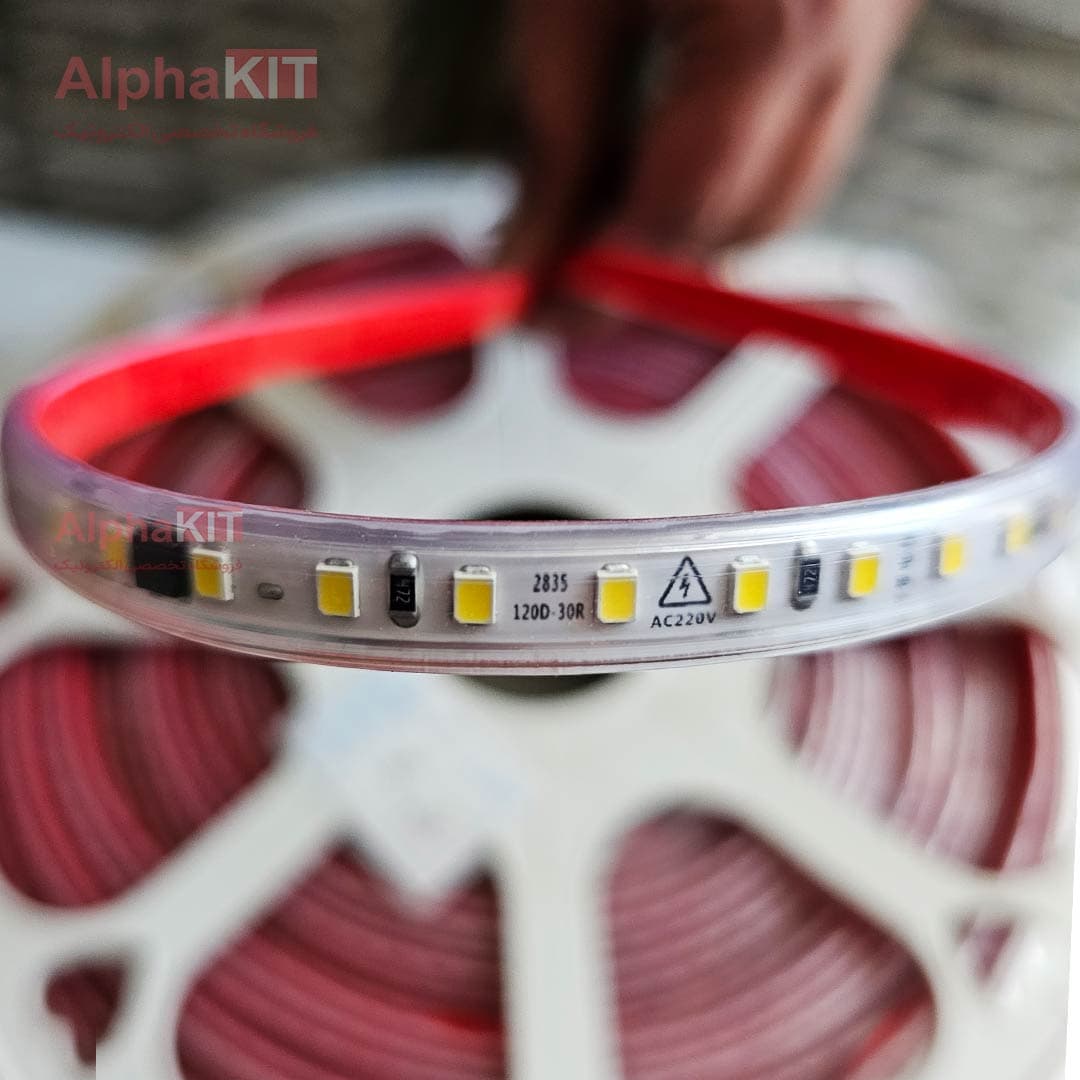 ریسه شلنگی SMD نچرال 220 ولت یک متری ضد آب