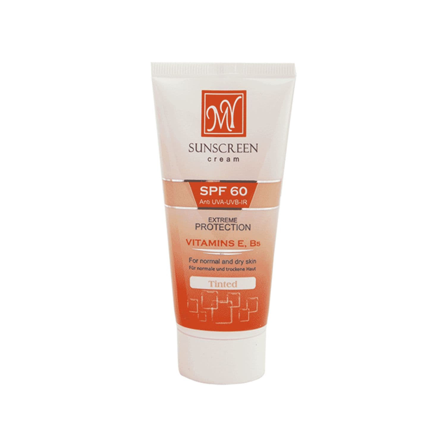 کرم ضد آفتاب SPF 60 مای مناسب پوست های نرمال و خشک حجم 50 میلی لیتر - رنگی