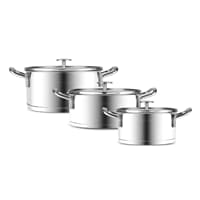 سرویس قابلمه استیل القایی 6 پارچه کاراجا واپور