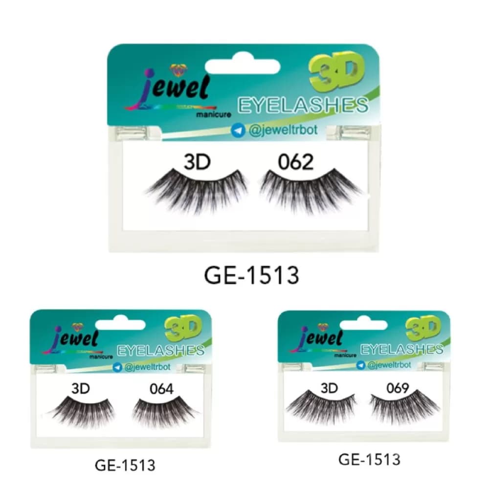 مژه مصنوعی نیمه 3D جویل کد GE-1513