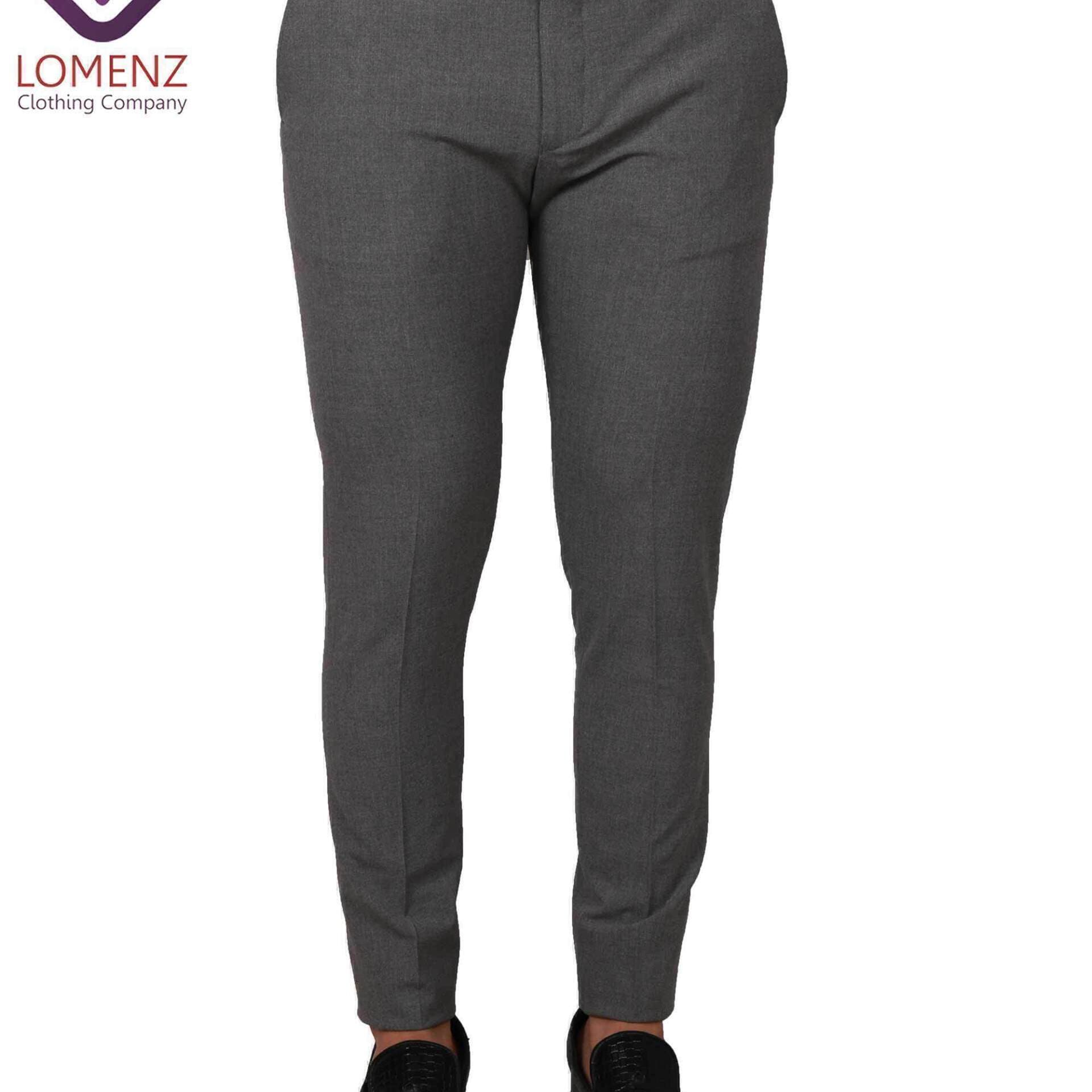 شلوار پارچه ای کد 530 JAKAMAN رنگ طوسی