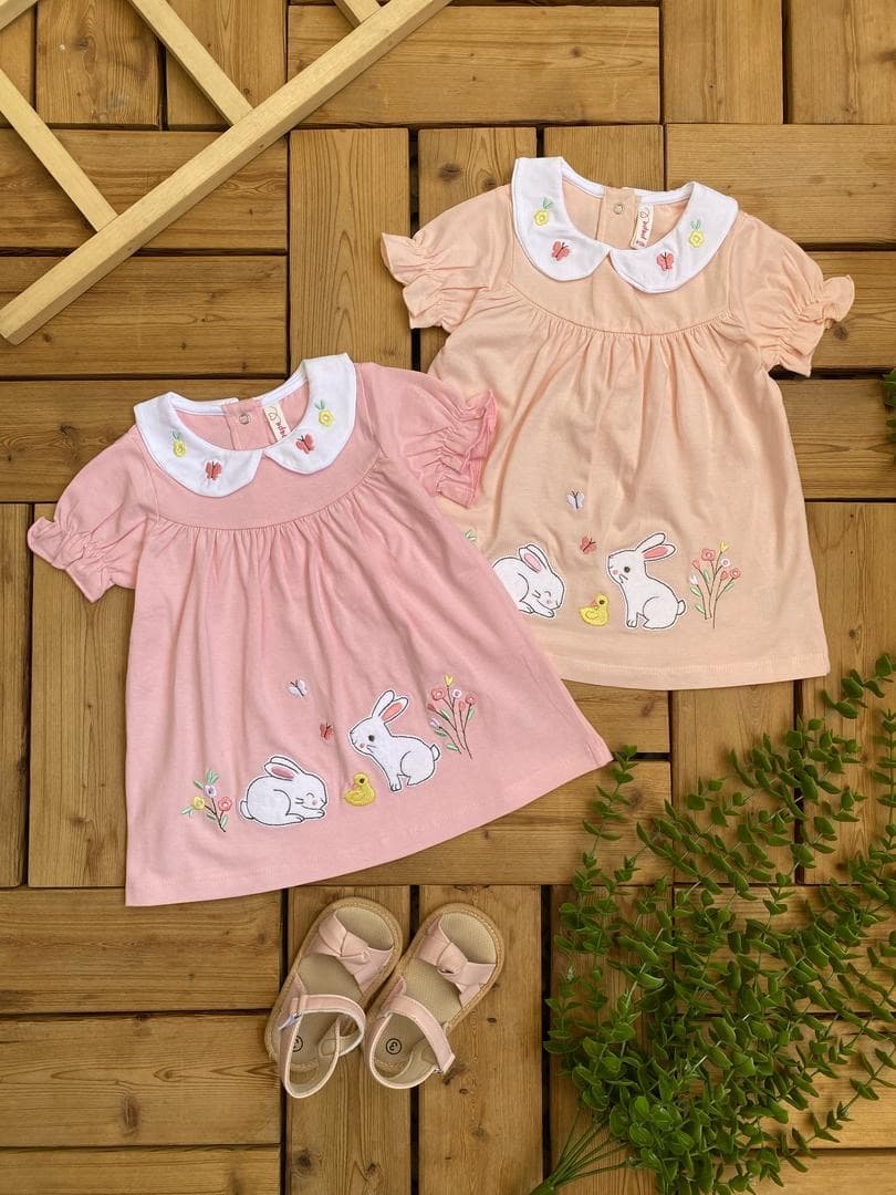 پیراهن گلدوزی خرگوش