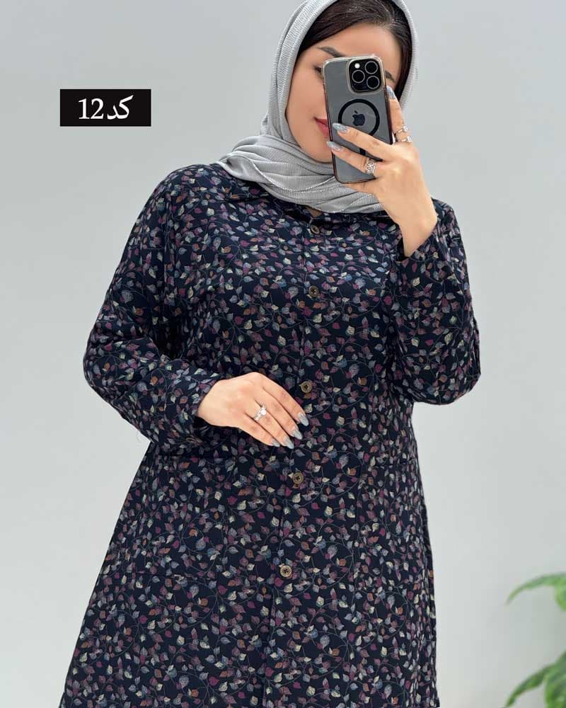 مانتو شانتون شهناز کد 201603