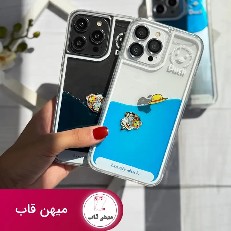 قاب گوشی آیفون آکواریومی کشتی - کد (۴۵۳۹۱)
