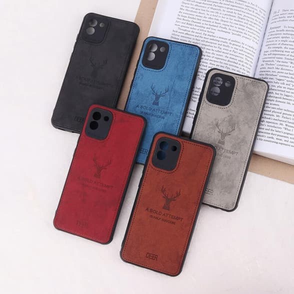 قاب چرمی طرح گوزن Samsung A03