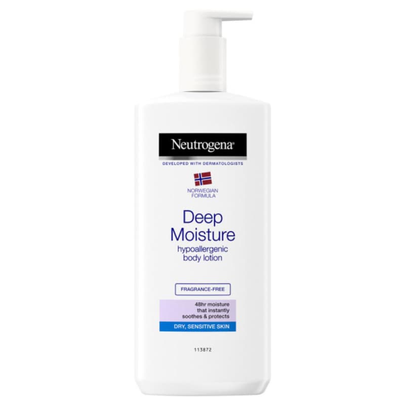 لوسیون بدن پوست خشک و حساس Deep Moisture نوتروژینا Neutrogena