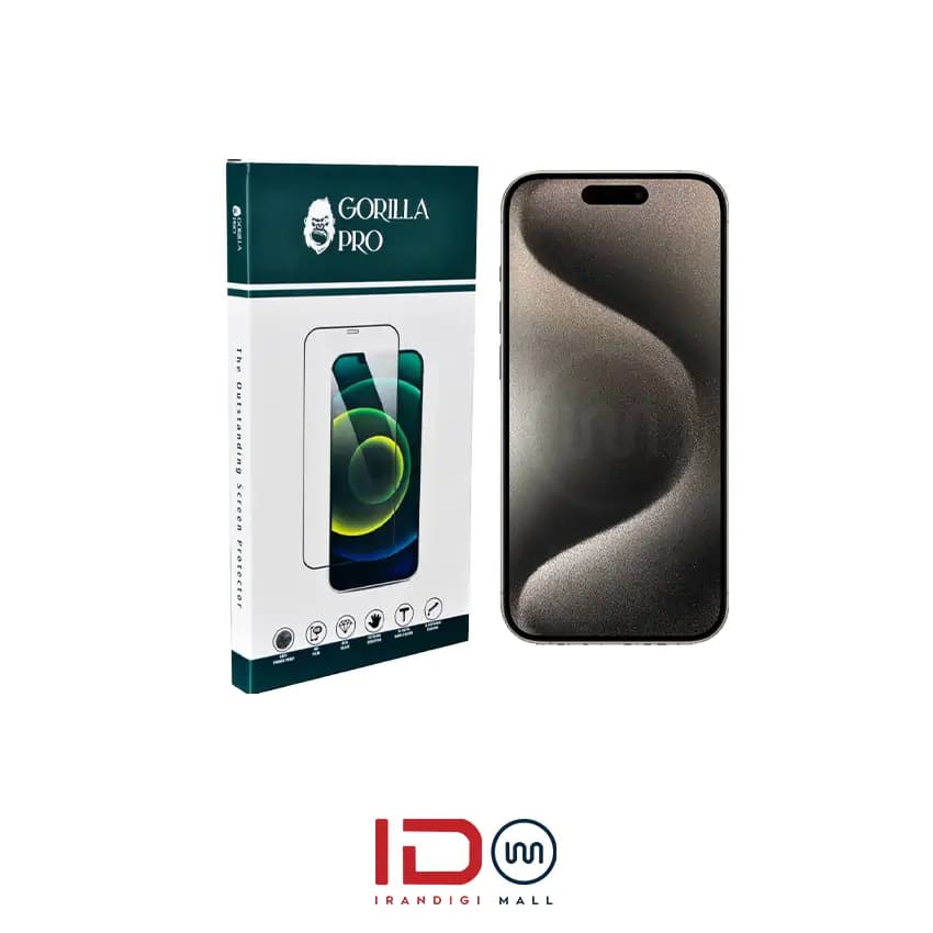 گلس و محافظ هیدروژلی (مات) نمایشگر گوشی اپل مدل iPhone 15 Pro Max