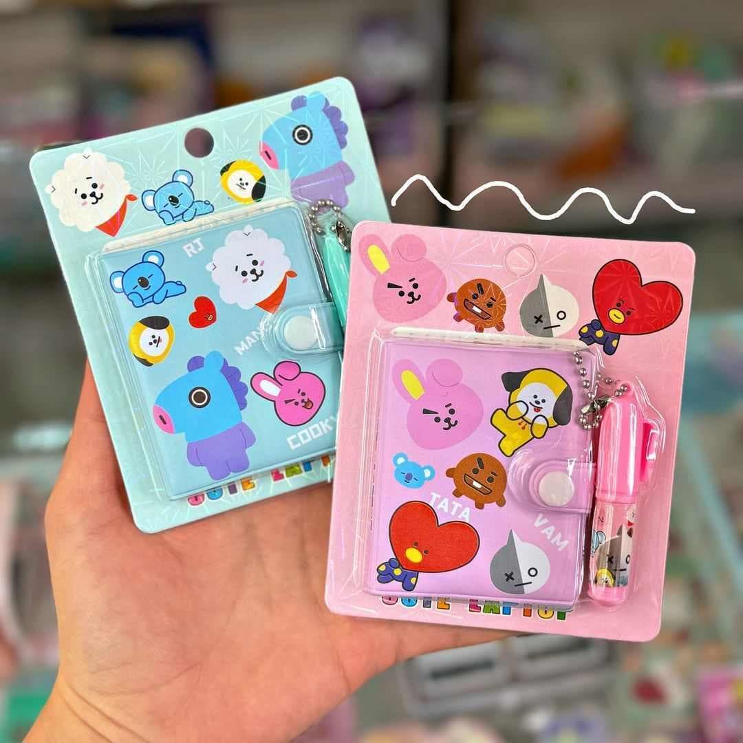 ست دفترچه خودکار بی تی اس bt21