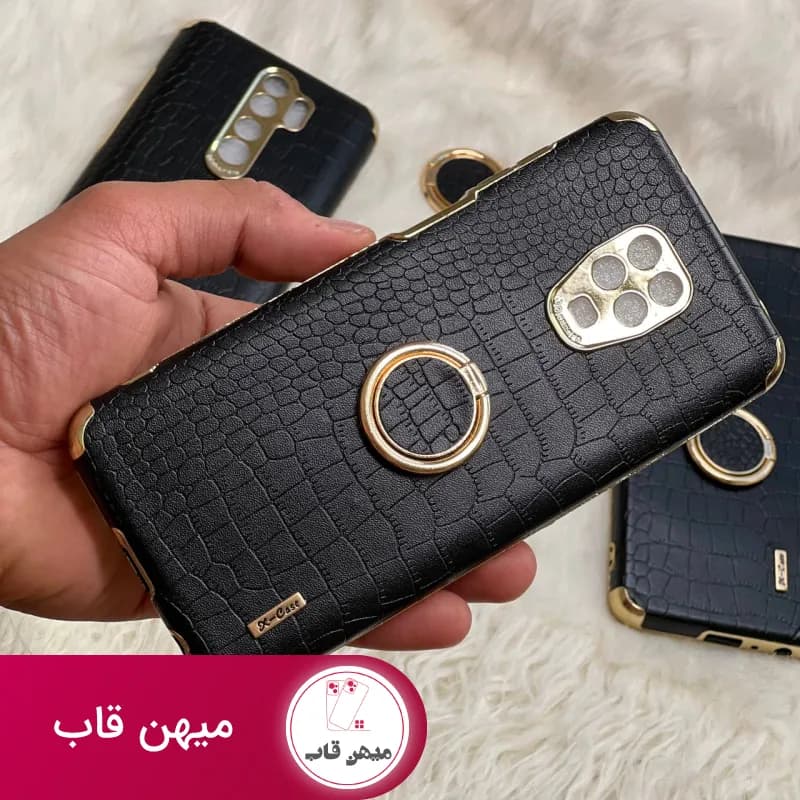 قاب موبایل شیائومی کروکودیل دور طلایی - کد (۶۴۴۱۹)