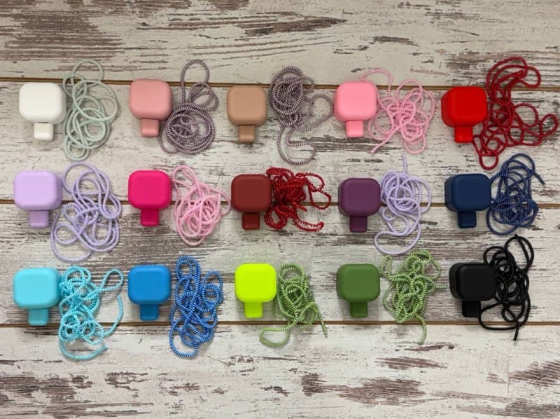 پک محافظ شارژر سیلیکونی ۲۰ وات سه پین آیفون