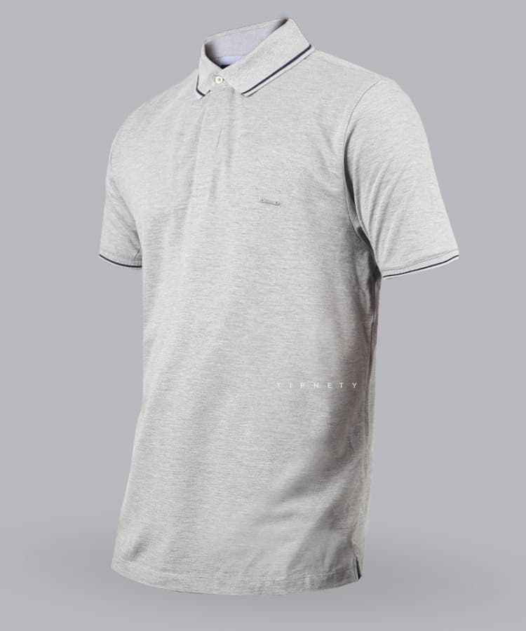 تیشرت یقه دار ساده مردانه 2842