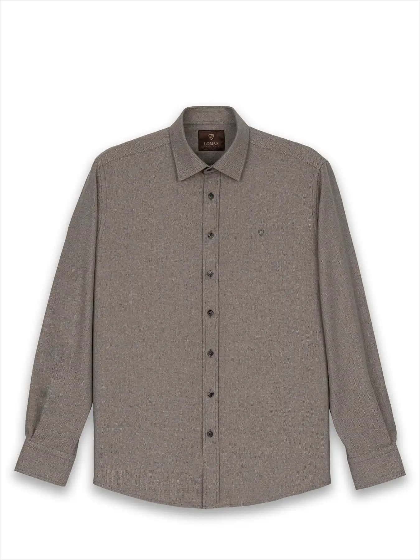 پیراهن کرم آستین بلند ال سی من 18