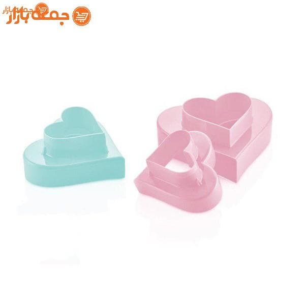 قالب شیرینی قلبی سه عددی