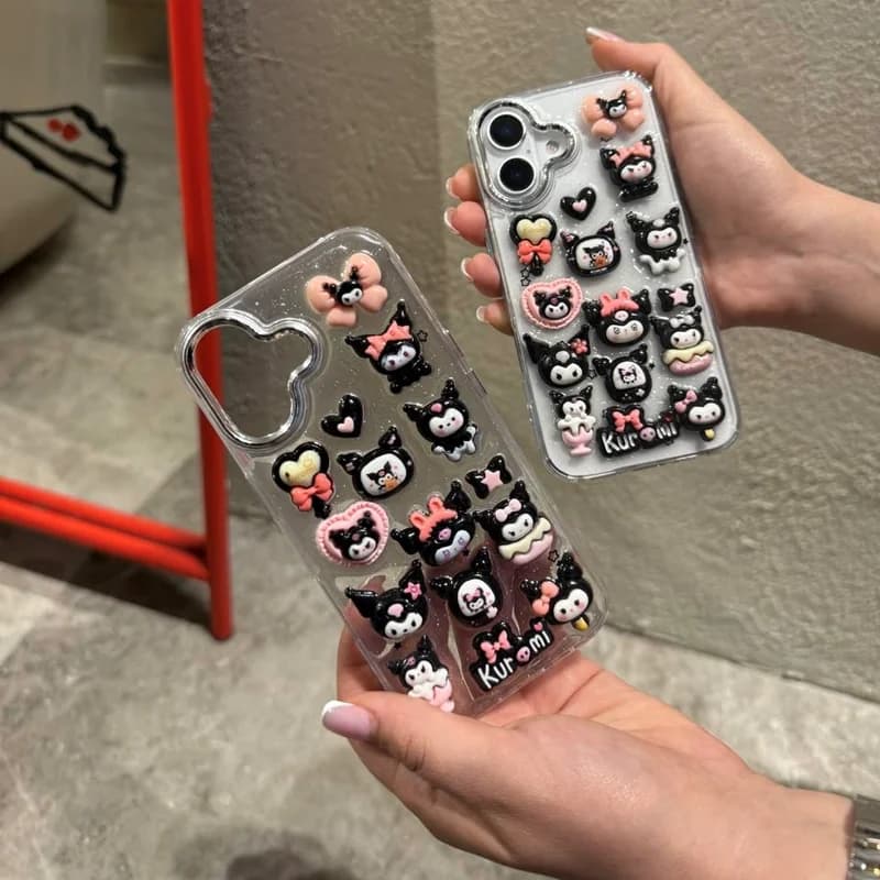 قاب گوشی آیفون کرومی برجسته