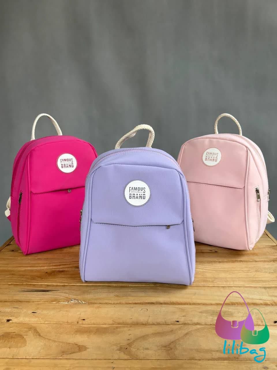 کوله پشتی دخترانه مدل famous کد 44017