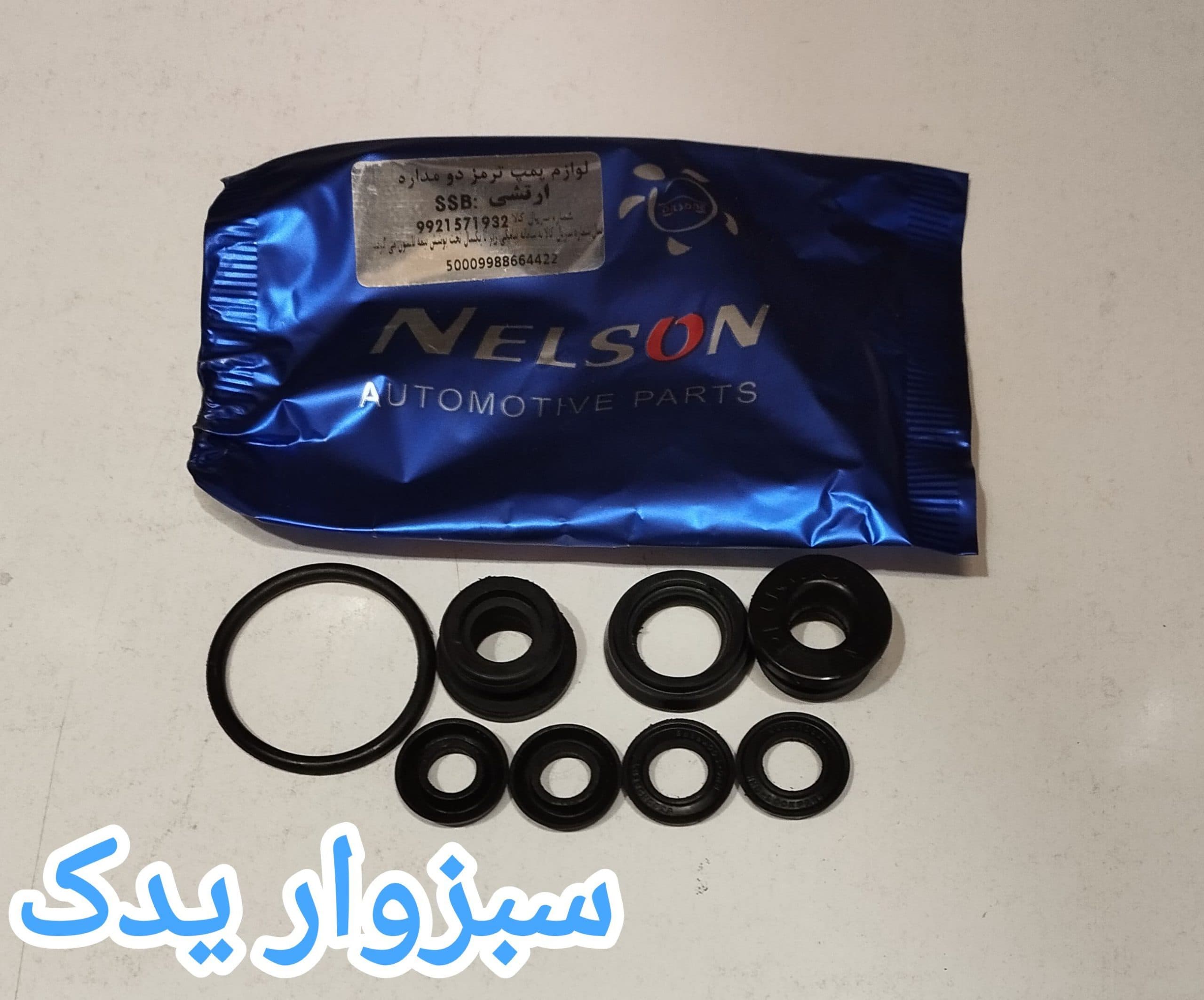 لوازم پمپ ترمز پیکان دو مداره ارتشی برند نلسون (NELSON)
