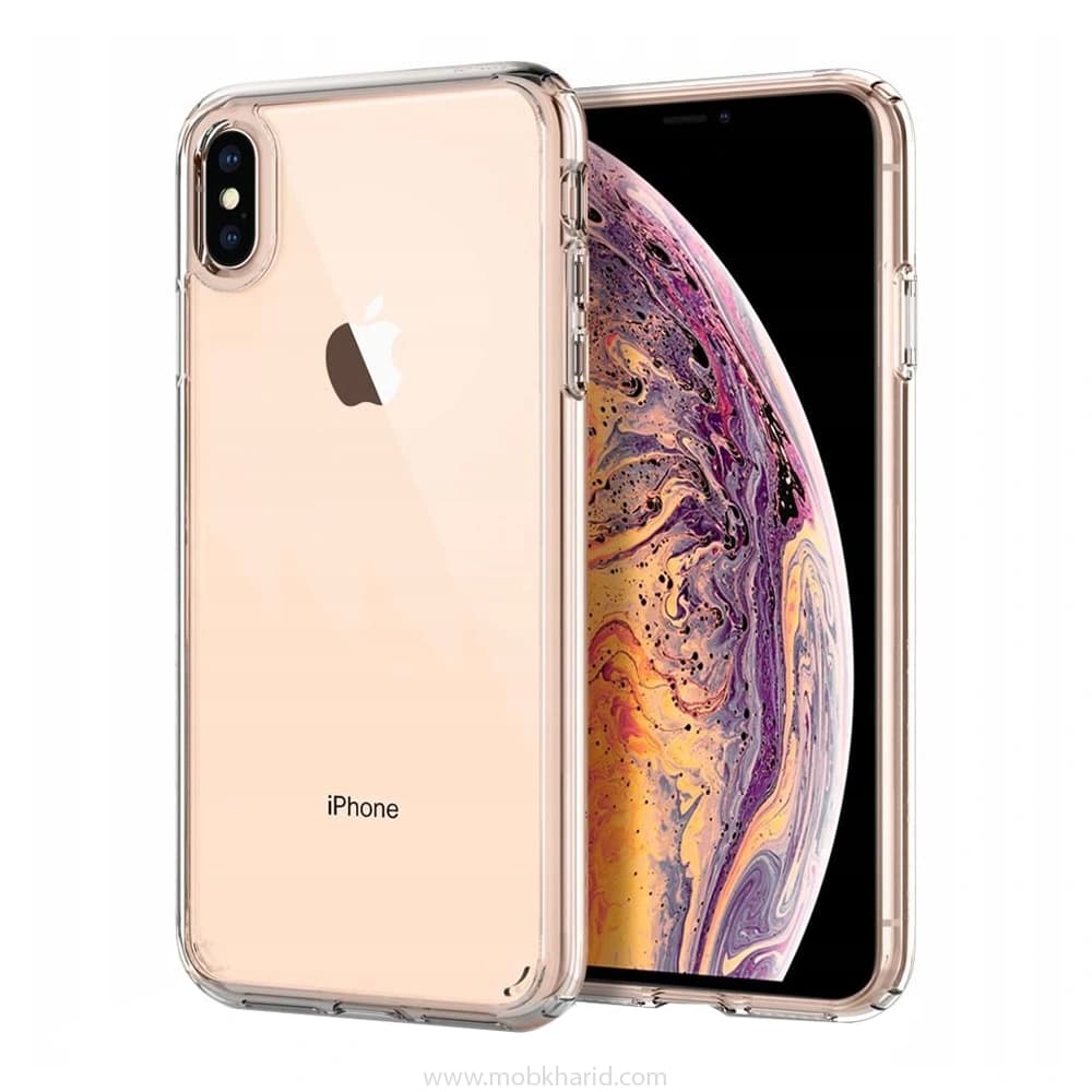 قاب شفاف پشت طلقی Clear Crystal Hard Cover | iphone XS Max