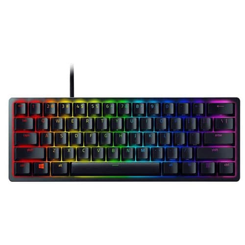 کیبورد گیمینگ RGB مکانیکال سیمی ریزر مدل HUNTSMAN MINI