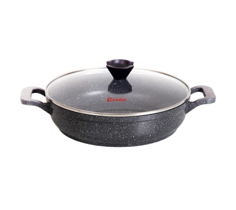 ماهیتابه گرانیتی کاندید- مدل دو دسته سایز 28