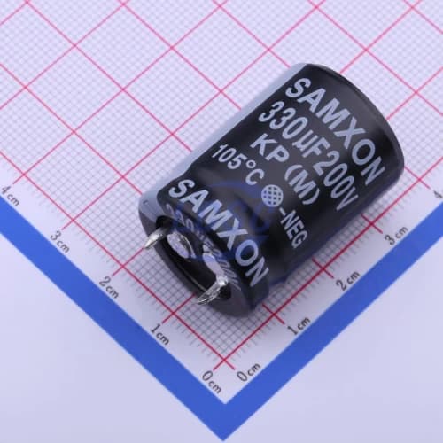 خازن الکترولیتی 330 میکروفاراد 200 ولت EKP337M2DN30SZ