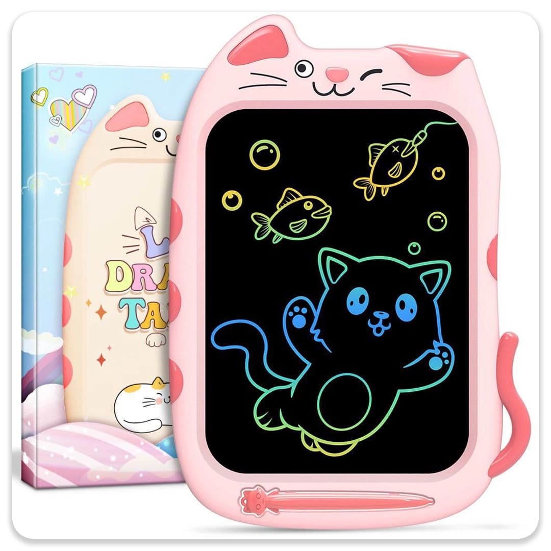 تبلت جادویی 10 اینچ طرح گربه صورتی