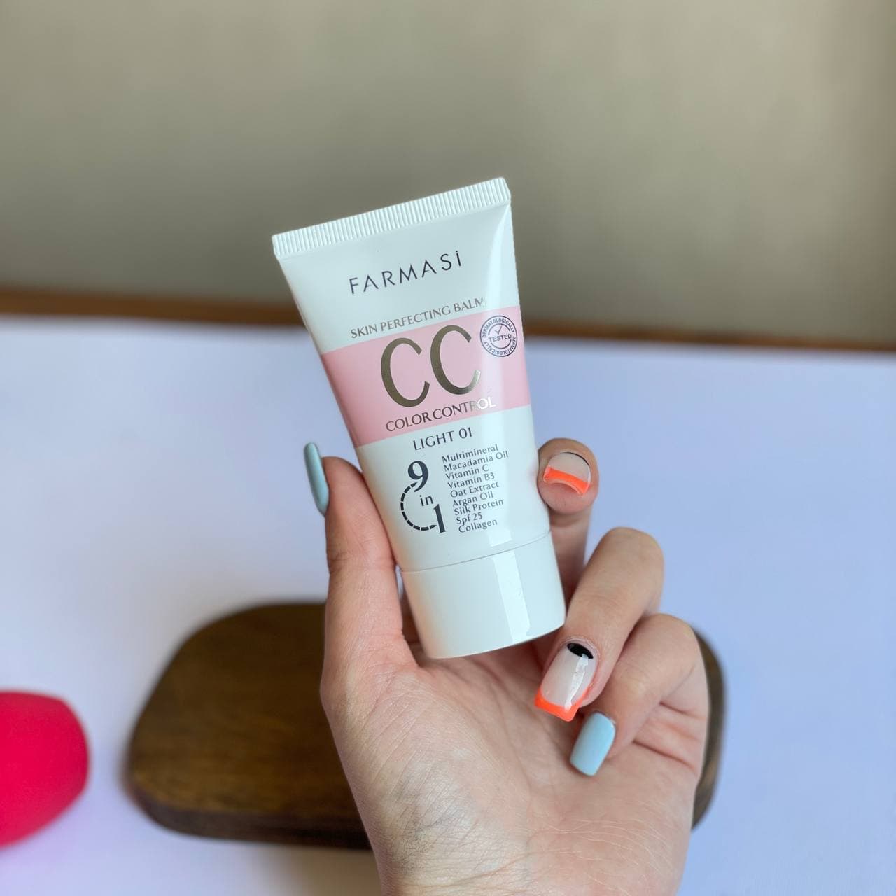 کرم پودر فارماسیFARMASI مدل سی سی CC حجم 50 میلی لیتر