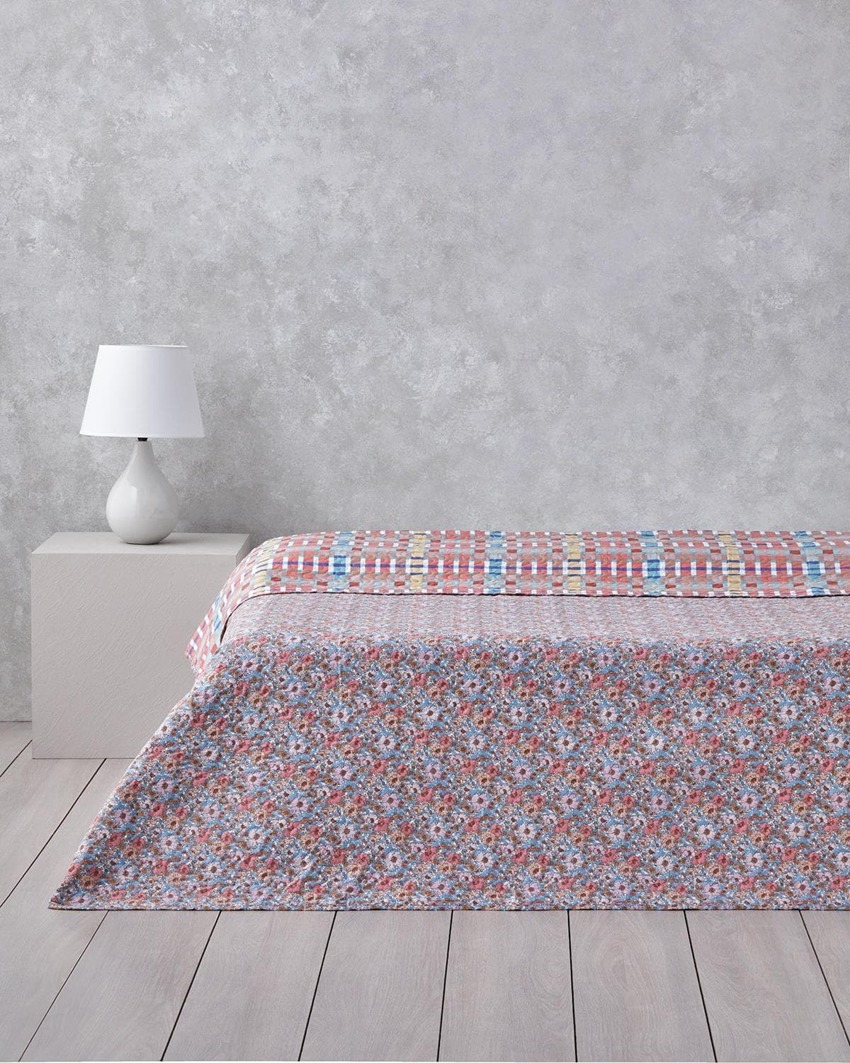 روتختی انگلیش هوم طرح Ruby Blossom دونفره ۱ تکه