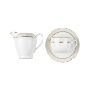 سرویس چینی 17 پارچه چای خوری هدیه طلایی