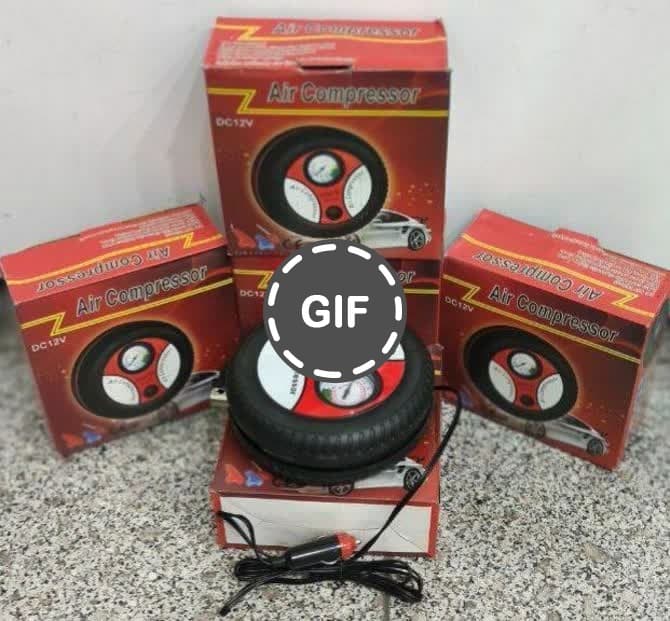 کمپرسور فندکی 12 ولت طرح تایر