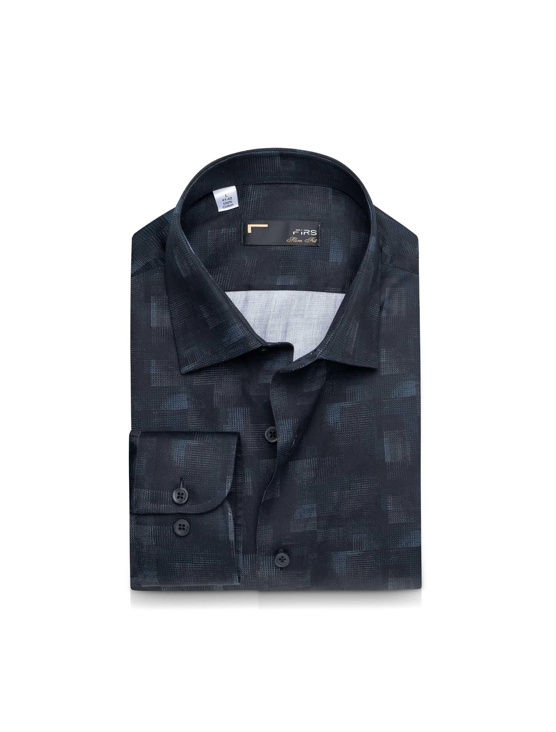 پیراهن آستین بلند طرح دار