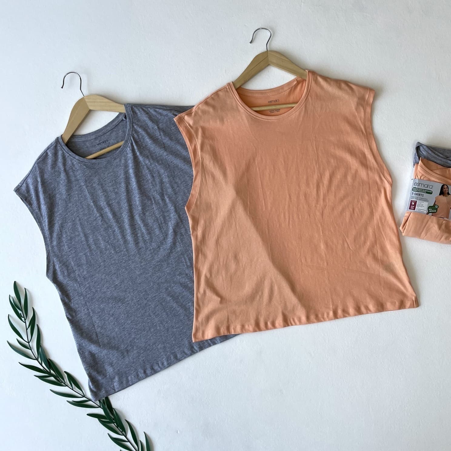 پک دوتایی تیشرت زنانه برند esmara