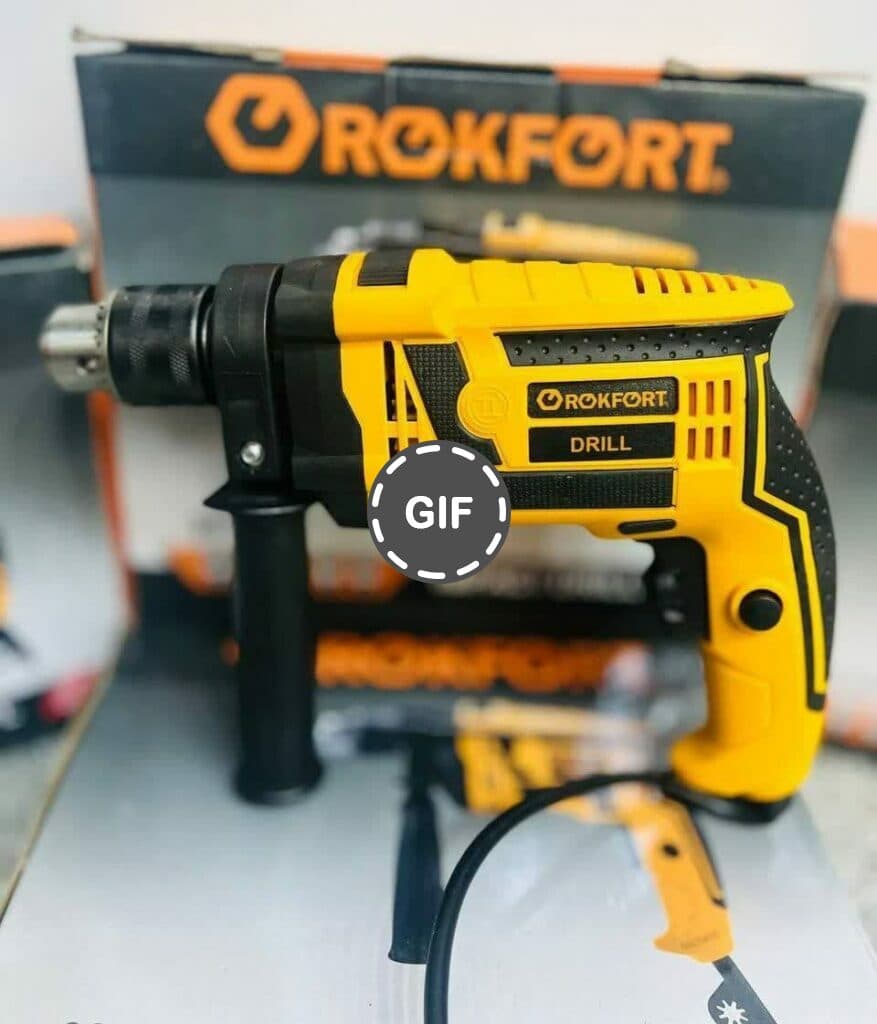 دریل نیم تنه فلزی اتومات 1050 وات راک فورت ROKFORT