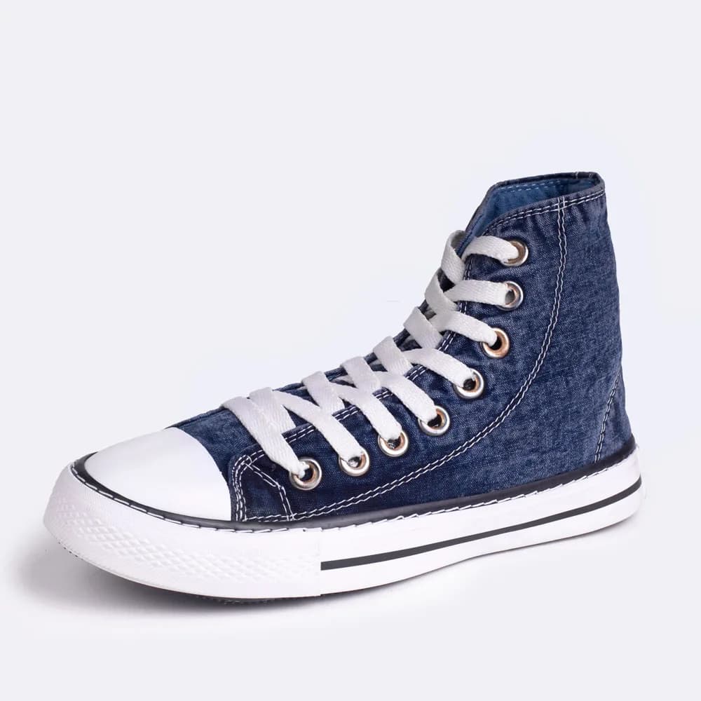 آل استار ساق بلند جین آبی