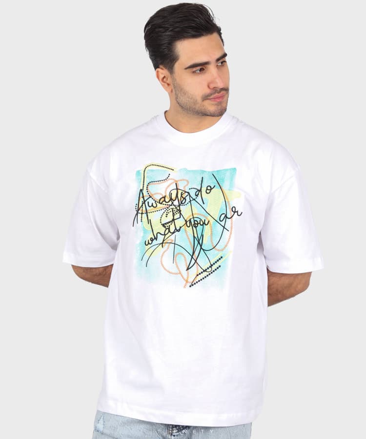 تیشرت لش طرح دار 1456