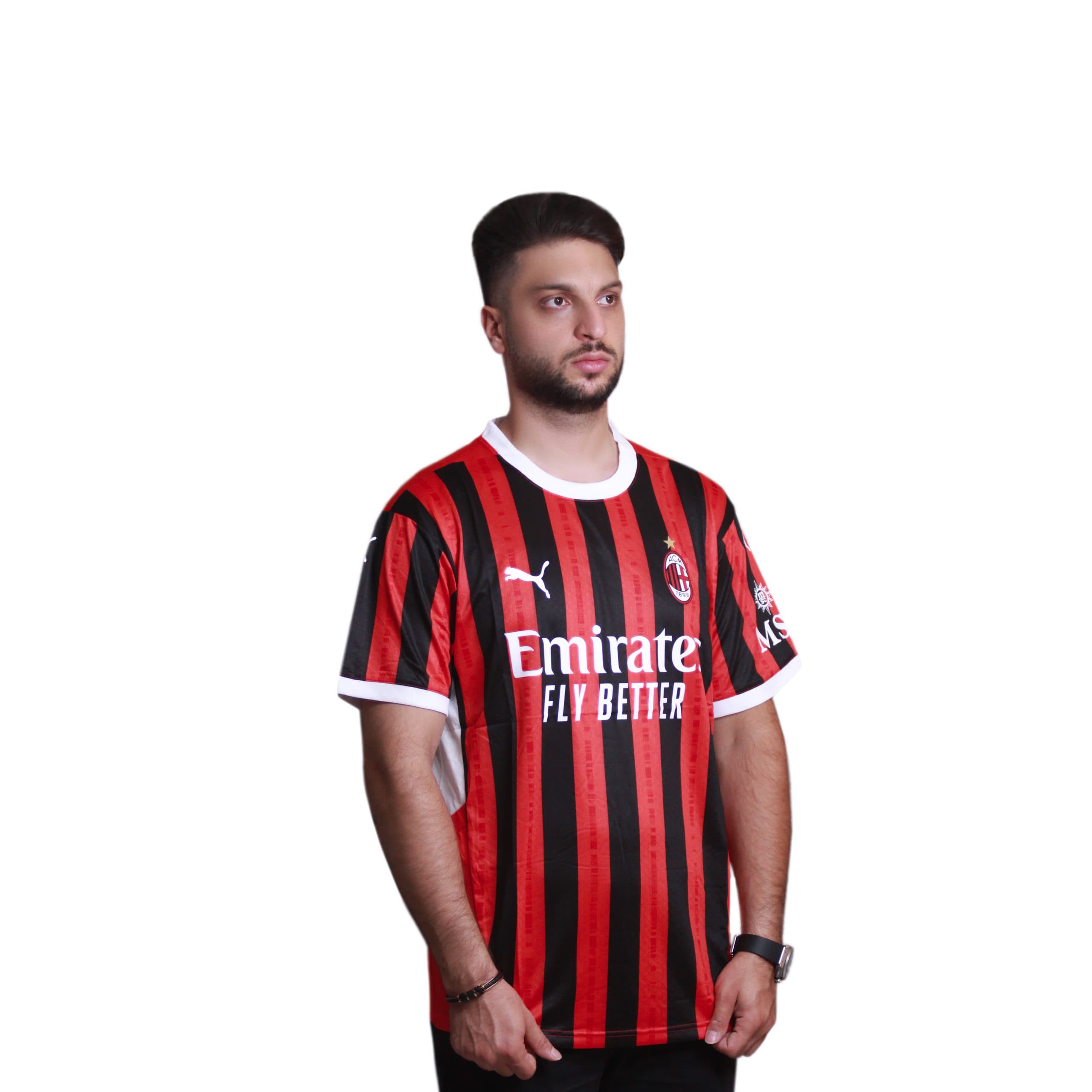 لباس پلیری اول آث میلان2025-پیراهن تک