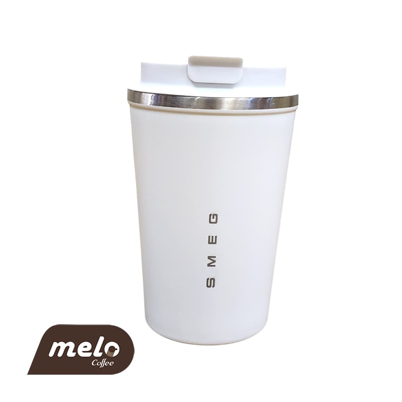 تراول ماگ اسمگ 350 میل سفید مدل SMEG Mug White TWD2377