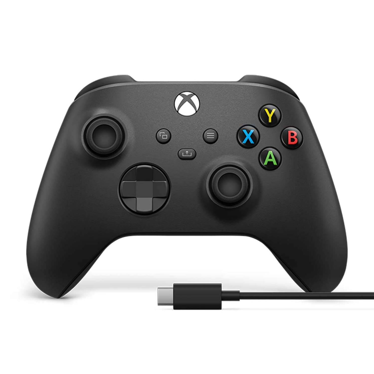 باندل دسته بازی Xbox Wireless - Carbon Black + کابل USB Type-C