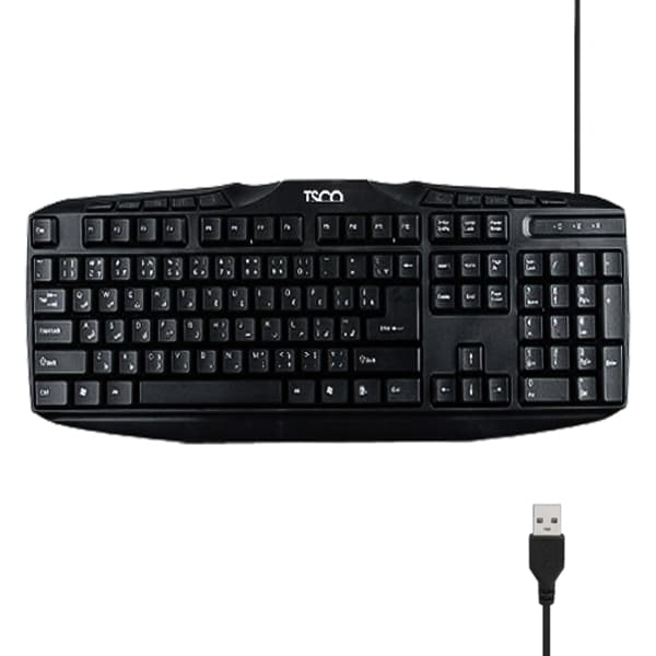 کیبورد مالتی مدیا باسیم تسکو مدل TK8020