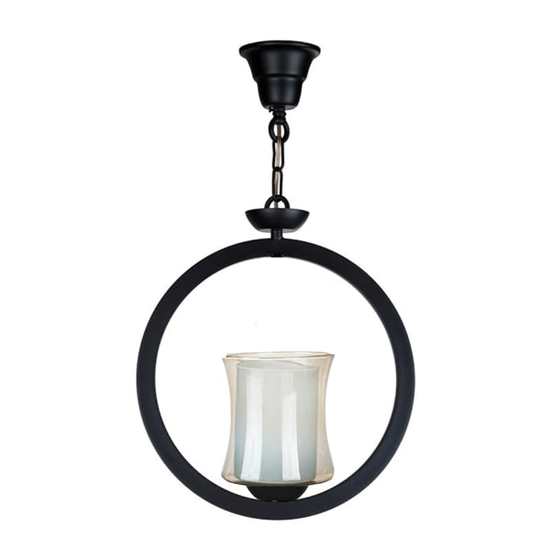 چراغ آویز چشمه نور کد B2658/1 مشکی