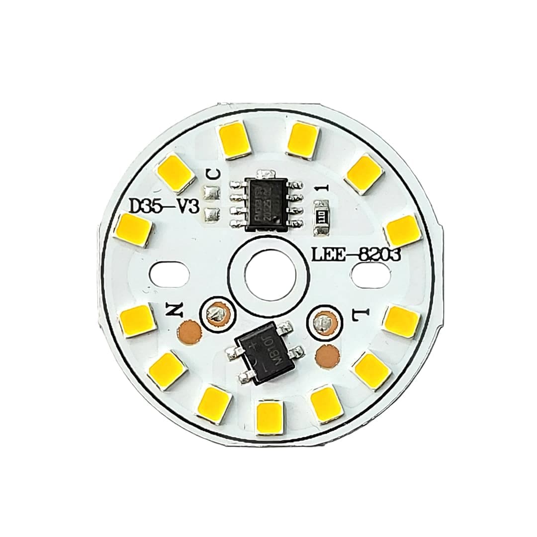 ال ای دی 7 وات 220 ولت سفید آفتابی