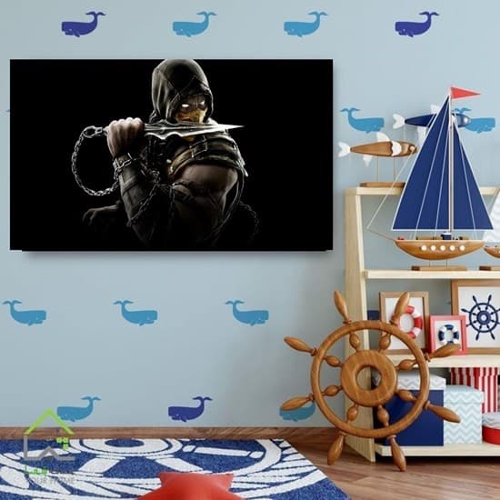 تابلو دکوری بازی کنسول پلی استیشن و ایکس باکس مورتال کامبت