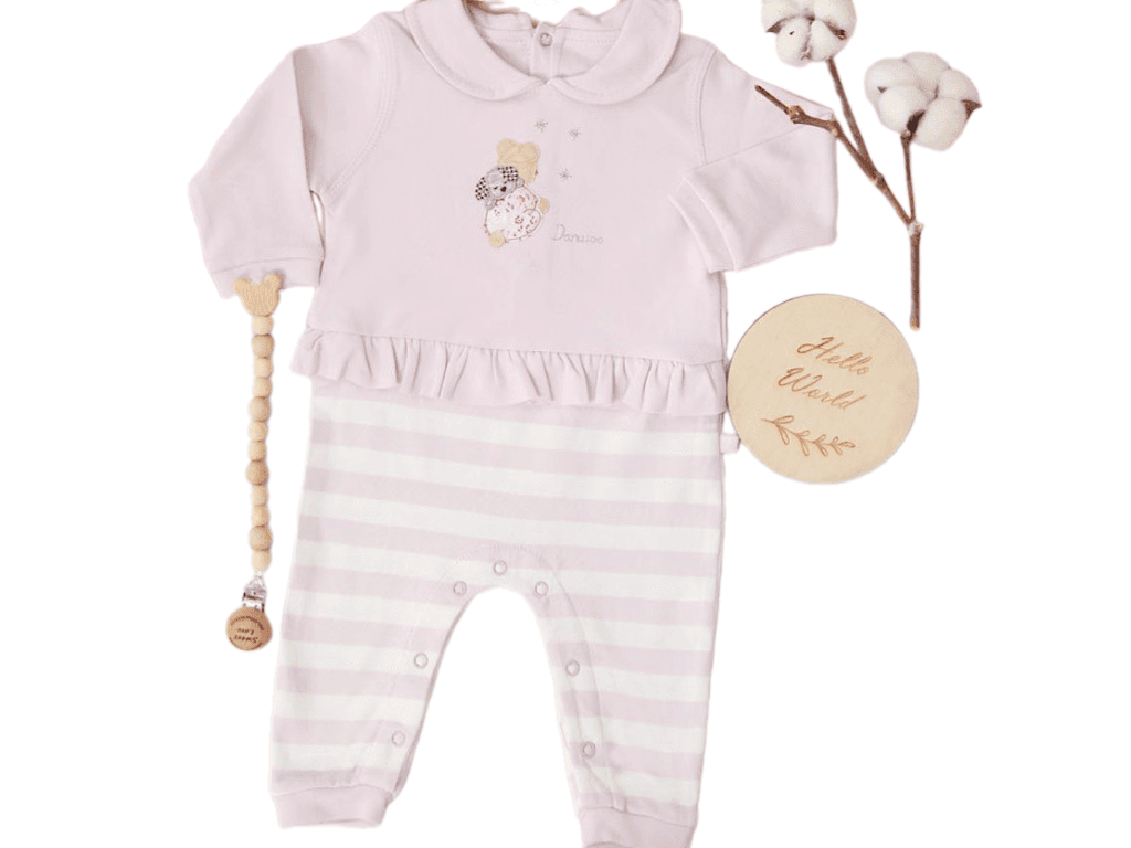 سرهمی نوزادی دخترانه طرح violet دانالو Danaloo