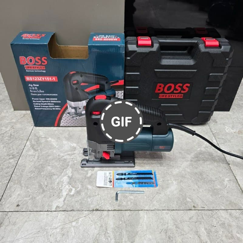 اره عمود بر گیربکسی کیف دار باس مدل BS123ZY151-1